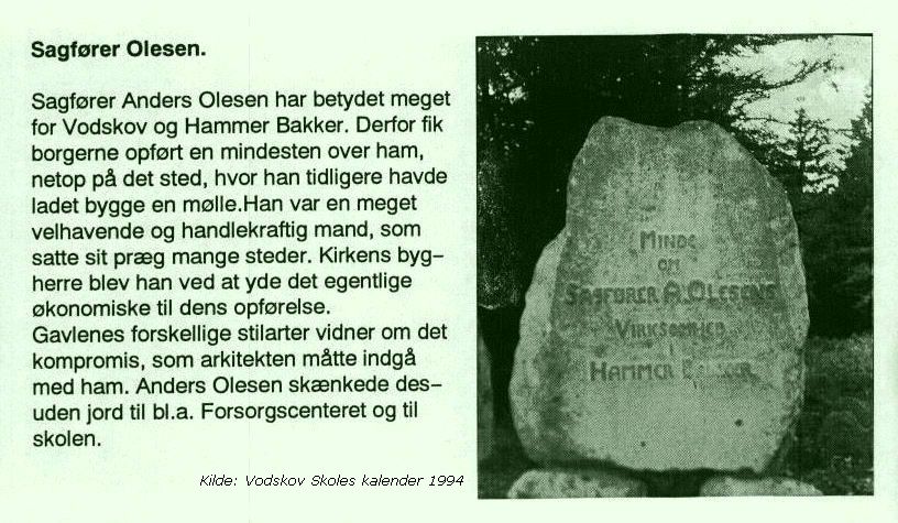 Sagfører Olesens mindesten